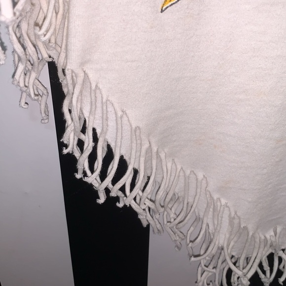 Rare Custom Fringe 1997 Daytona Bike Week Bald Eagle Vintage Cotton Tee Shirt - Picture 7 of 13